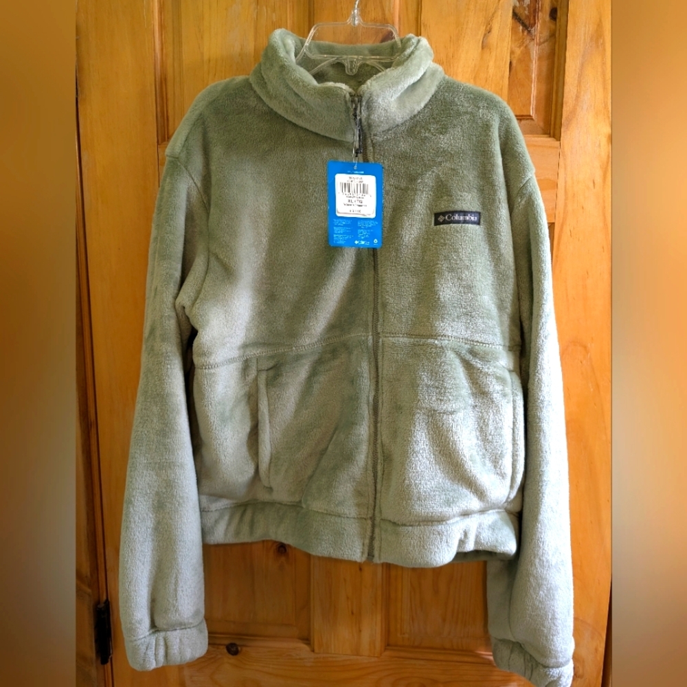 NWT Columbia Super Soft Crop Zippered Front Jacket Size XL
